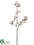Silk Plants Direct Quince Blossom Spray - White Snow - Pack of 12