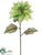 Poinsettia Spray - Green - Pack of 12