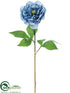 Silk Plants Direct Peony Spray - Blue Two Tone - Pack of 12
