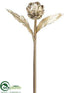Silk Plants Direct Artichoke Spray - Gold - Pack of 12