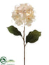 Silk Plants Direct Gold Edged Sheer Hydrangea Spray - Beige - Pack of 12