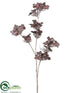 Silk Plants Direct Wild Hydrangea Spray - Chocolate - Pack of 12