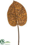 Silk Plants Direct Hosta Leaf Spray - Copper Gold - Pack of 12