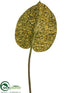Silk Plants Direct Hosta Leaf Spray - Green Gold - Pack of 12