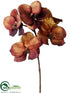 Silk Plants Direct Phalaenopsis Orchid Spray - Copper - Pack of 12