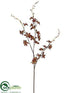 Silk Plants Direct Glitter Oncidium Orchid Spray - Brown - Pack of 12