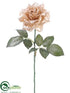 Silk Plants Direct Pearlized Rose Spray - Champagne Pearl - Pack of 12