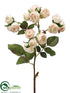 Silk Plants Direct Rose Spray - Cream - Pack of 12