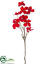 Silk Plants Direct Dogwood Spray - Red - Pack of 12