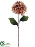 Silk Plants Direct Hydrangea Spray - Copper Gold - Pack of 12