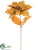 Poinsettia Spray - Gold - Pack of 12