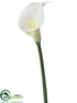 Silk Plants Direct Calla Lily Spray - White Snow - Pack of 12