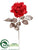 Rose Spray - Red - Pack of 12