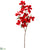 Velvet Dogwood Spray - Red - Pack of 12