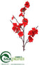 Silk Plants Direct Plum Blossom Spray - Red - Pack of 12