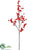 Plum Blossom Spray - Red Gold - Pack of 12
