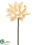 Silk Plants Direct Water Lily Spray - Beige - Pack of 6