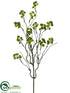 Silk Plants Direct Irish Moss Spray - Green - Pack of 12
