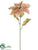 Poinsettia Spray - Rose Gold - Pack of 12