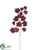 Grape Ivy Leaf Spray - Burgundy - Pack of 12
