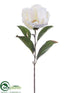 Silk Plants Direct Magnolia Spray - White - Pack of 12