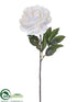 Silk Plants Direct Peony Spray - White - Pack of 12