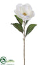 Silk Plants Direct Magnolia Spray - White - Pack of 12