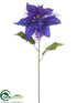 Silk Plants Direct Poinsettia Spray - Purple - Pack of 12