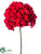 Hydrangea Spray - Red - Pack of 12