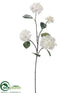 Silk Plants Direct Hydrangea Spray - White - Pack of 12