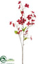 Silk Plants Direct Mini Dogwood Spray - Red - Pack of 12