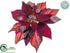 Silk Plants Direct Poinsettia - Purple - Pack of 12