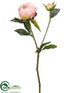 Silk Plants Direct Ice Peony Spray - Peach - Pack of 24