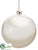 Ball Ornament - Silver - Pack of 6