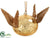 Glass Ball Ornament - Gold Antique - Pack of 6