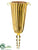 Finial Vase Ornament - Gold - Pack of 6