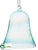 Bell Ornament - Blue - Pack of 6