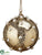 Pearl Glass Ball Ornament - Gold Pearl - Pack of 6
