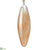 Glass Finial Ornament - Gold - Pack of 4