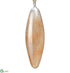 Silk Plants Direct Glass Finial Ornament - Gold - Pack of 4