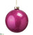 Glittered Glass Ball Ornament - Beauty - Pack of 6