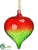 Onion Ornament - Red Green - Pack of 6