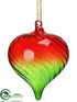 Silk Plants Direct Onion Ornament - Red Green - Pack of 6