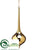 Finial Ornament - Gold - Pack of 6