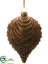 Silk Plants Direct Finial Ornament - Copper - Pack of 12