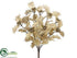 Silk Plants Direct Holly Bush - Gold - Pack of 12