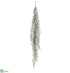 Silk Plants Direct Glittered Rosemary Hanging Garland - Green - Pack of 6