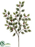 Silk Plants Direct Holly Spray - Variegated Red - Pack of 12