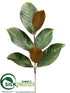 Silk Plants Direct Magnolia Leaf Spray - Green - Pack of 12