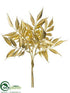 Silk Plants Direct Coconut Leaf Bundle - Gold - Pack of 24